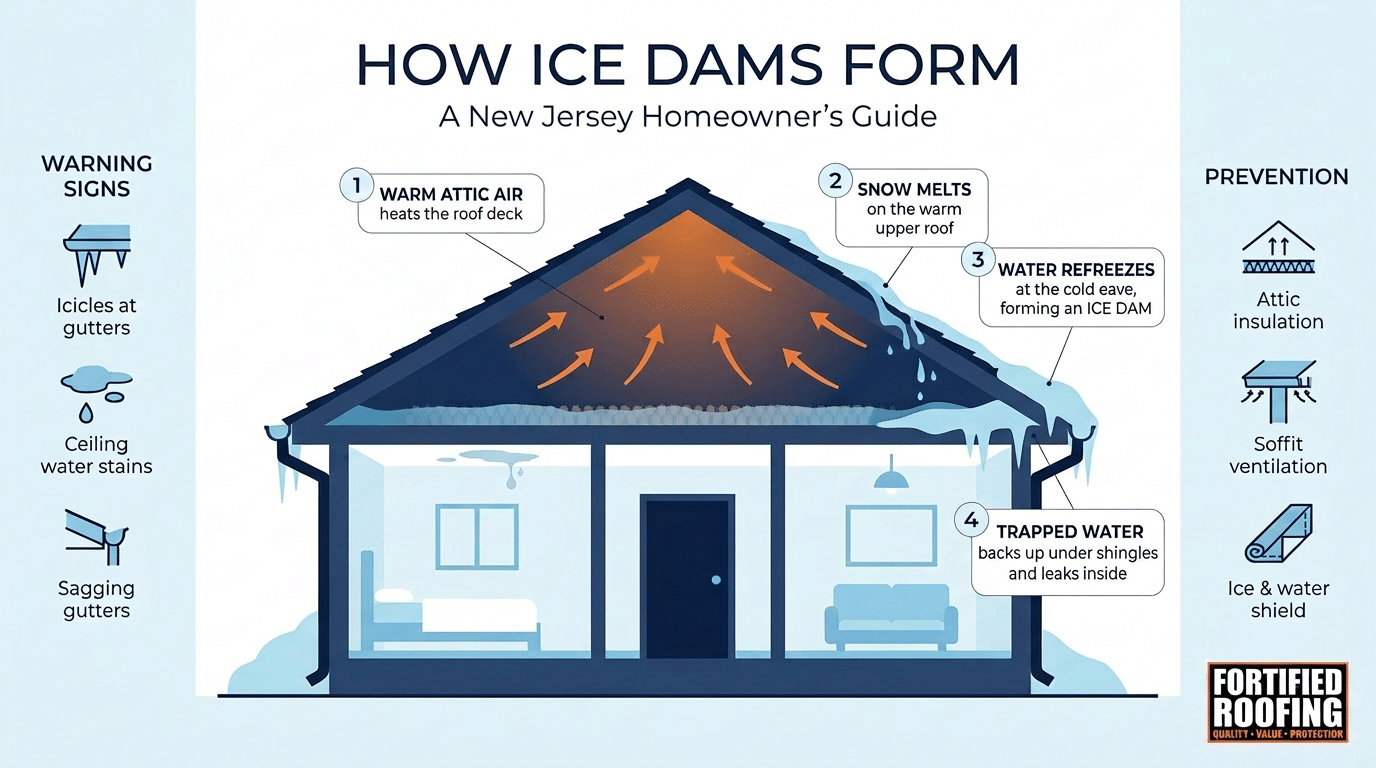 ice dam infographic