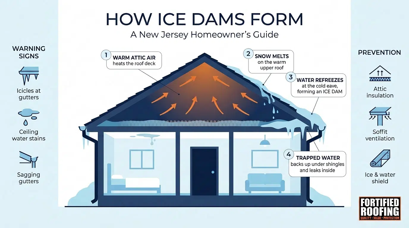 ice dam infographic