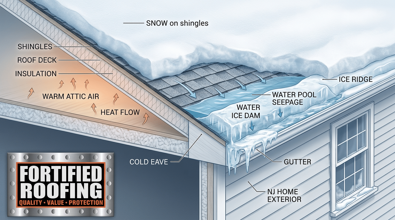 fortifed roofing ice dam prevention