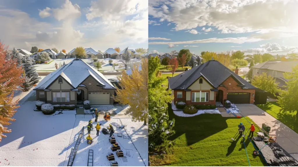 are there difference in seasons when it comes to roofing?