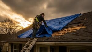emergncy roof tarping
